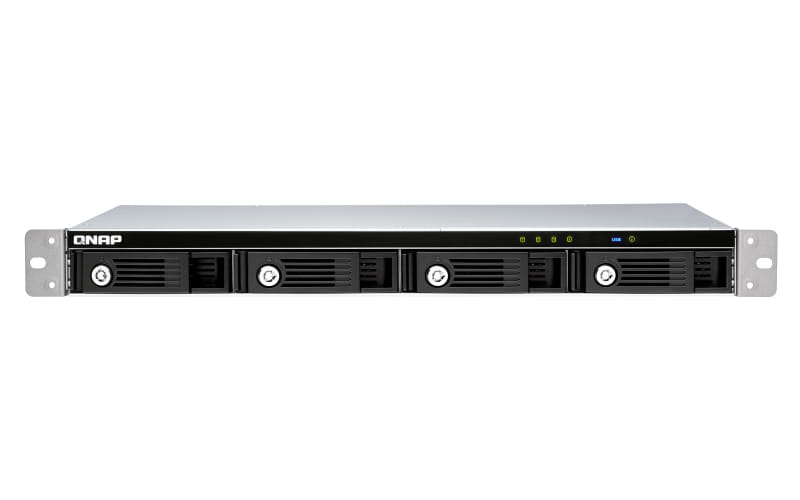 QNAP TR-004U disk array Black, Gray