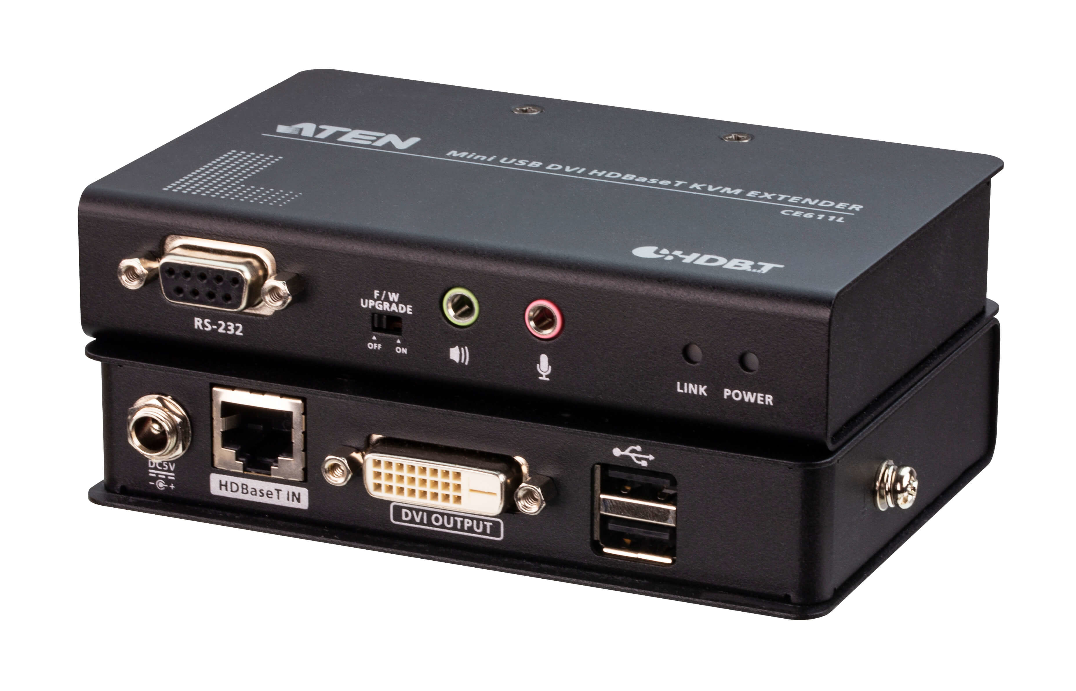 Aten CE620 HDBaseT 2.0 DVI KVM Console Extender With IR