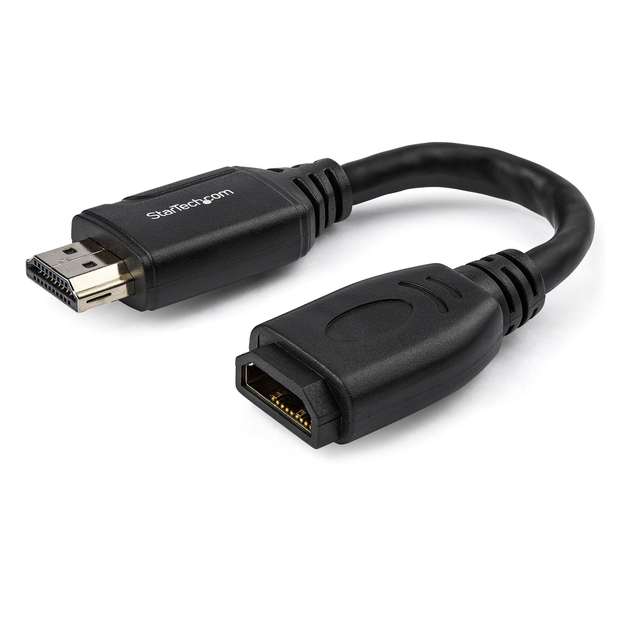 Startech 6in High Speed HDMI-Port Saver Cable with 4K 60Hz