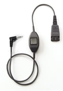 JaJabra QD Cable to 2.5mm Jack w/ Answer Button