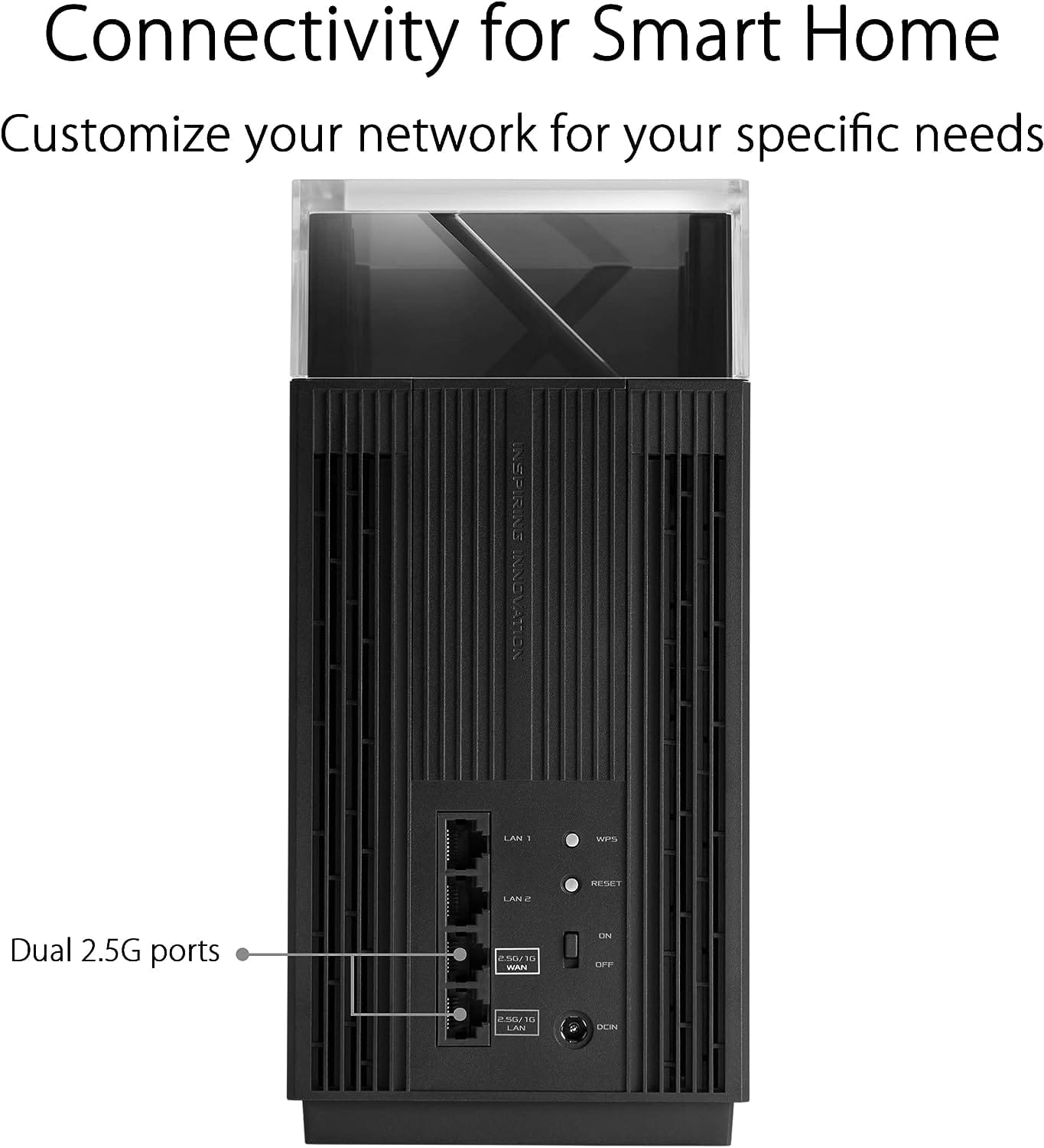 ASUS ZenWiFi Pro ET12 AXE11000 WiFi 6E Tri-Band Mesh System - 2 Pack