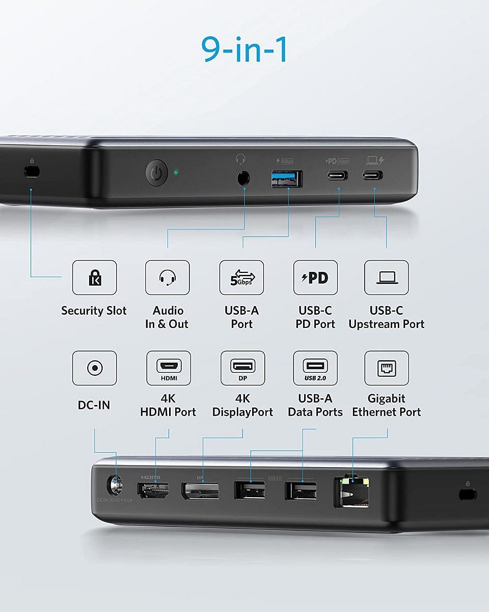 Anker PowerExpand 9-in-1 USB-C Power Delivery Docking Station