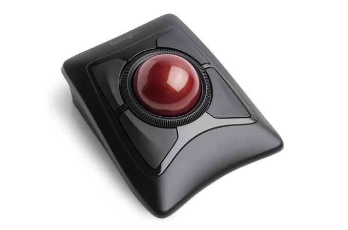Kensington Expert Wireless 2.4Ghz Ambidextrous Trackball Mouse - Black