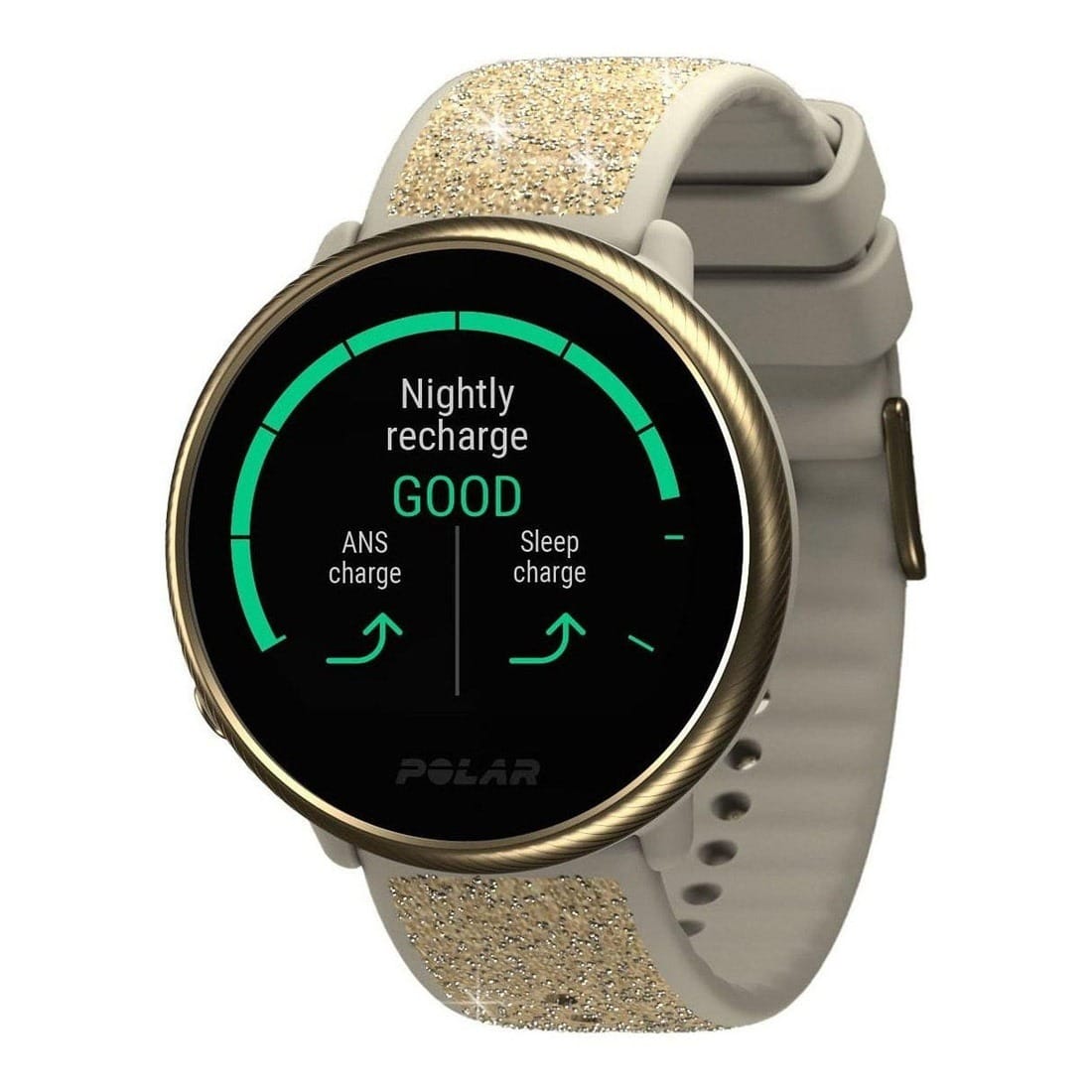 Polar Ignite 2 Fitness Smart Watch Crystal Edition - Champagne/Gold