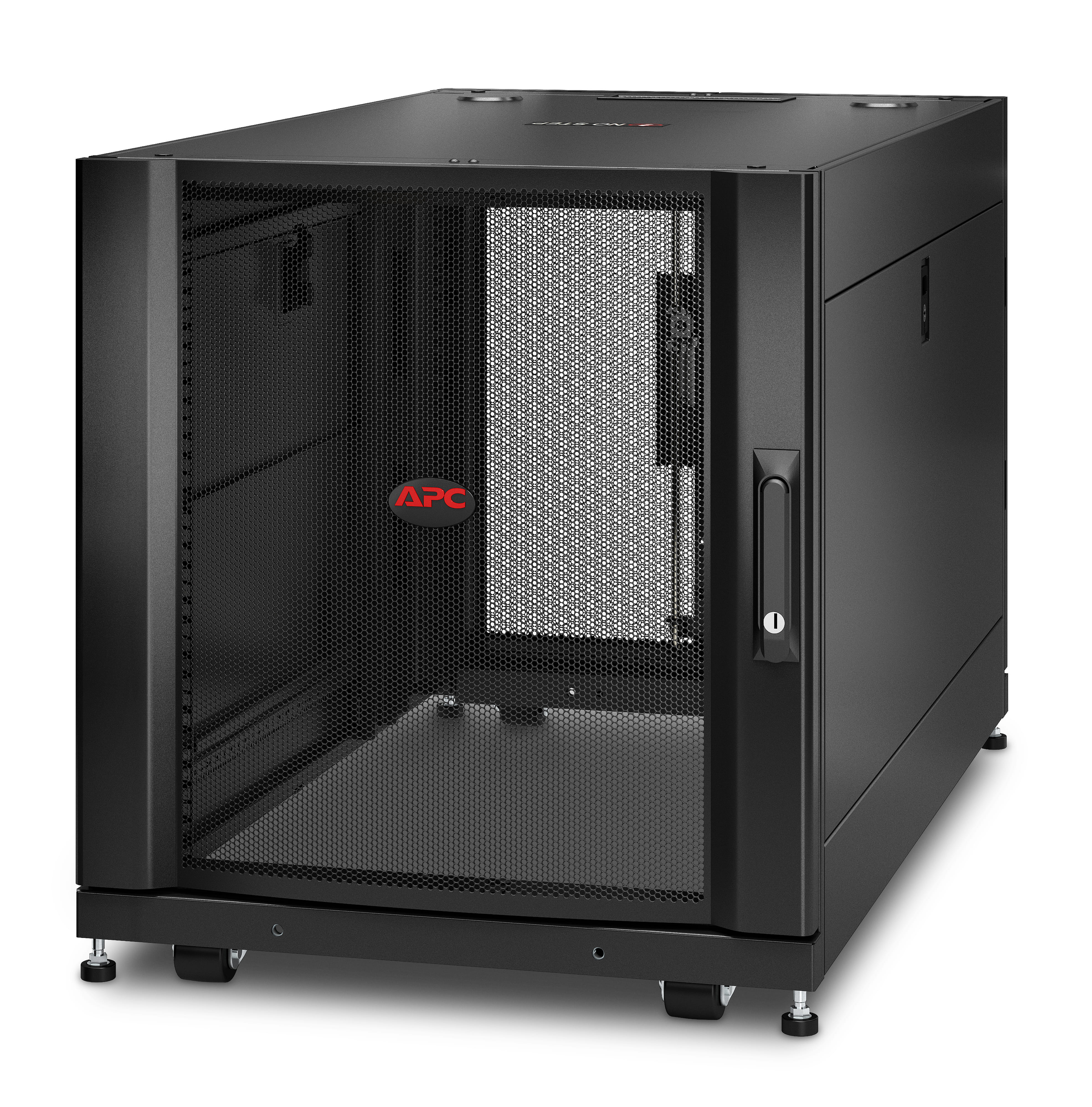 APC NetShelter SX 12U Freestanding Server Rack Black