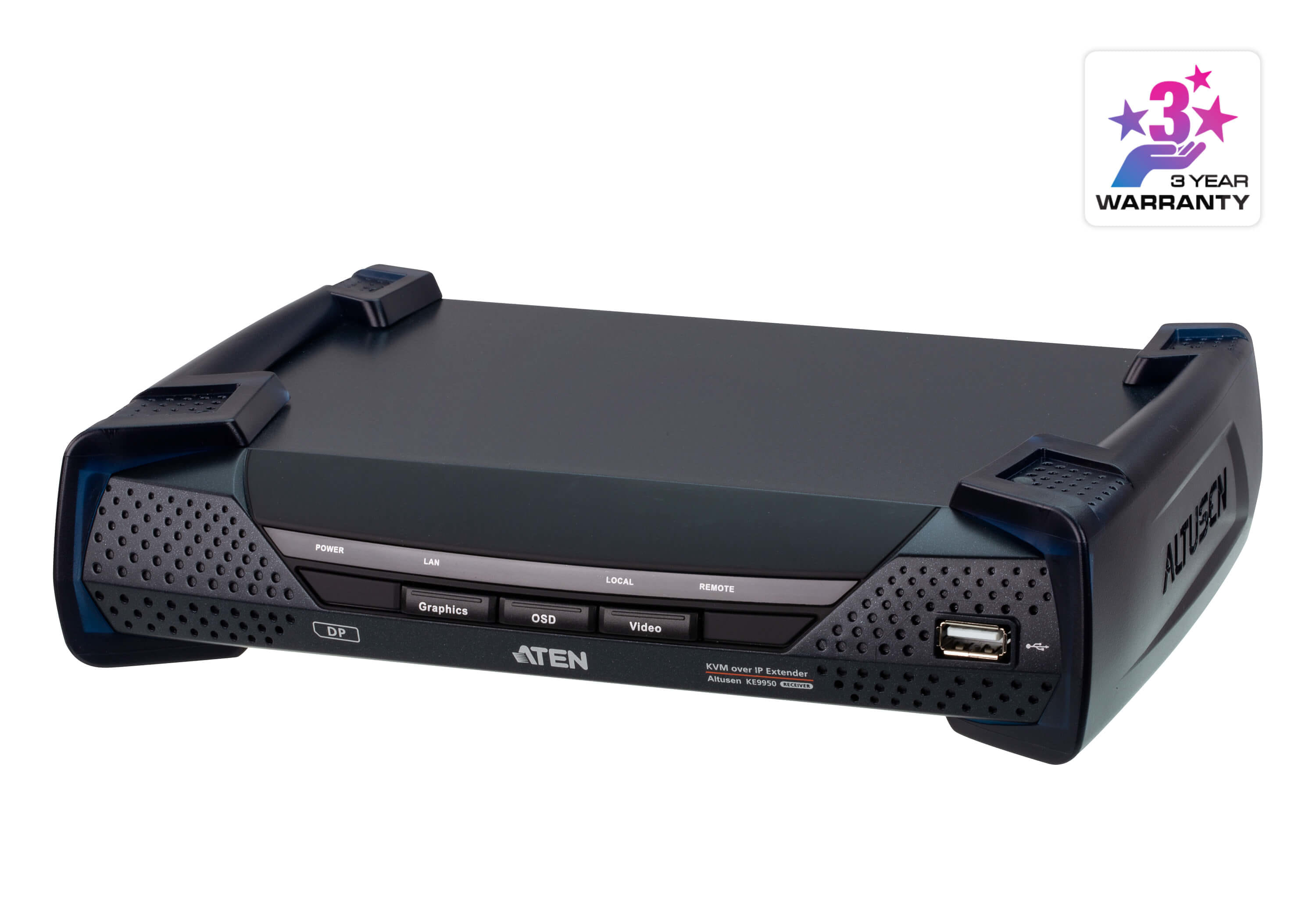 ATEN 4K DisplayPort KVM Over IP Receiver