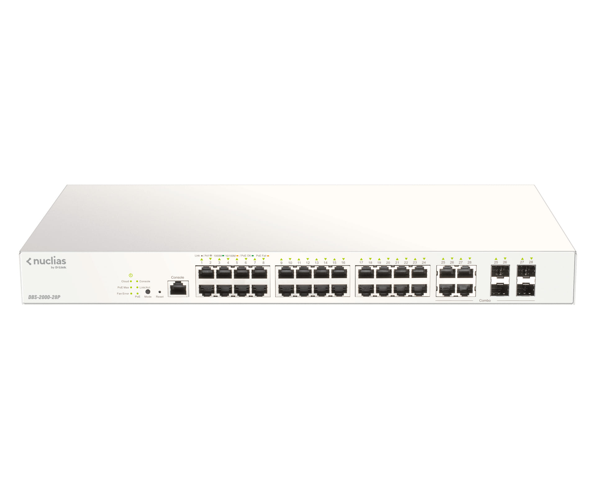 D-Link DBS-2000-28P Network Switch Grey Power Over Ethernet (PoE)