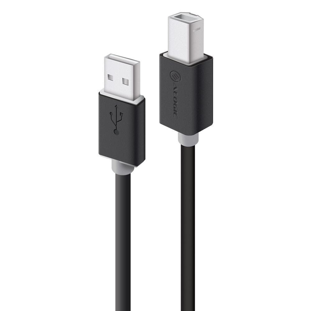 Alogic 2m USB 2.0 Cable Type A Male to Type B Male