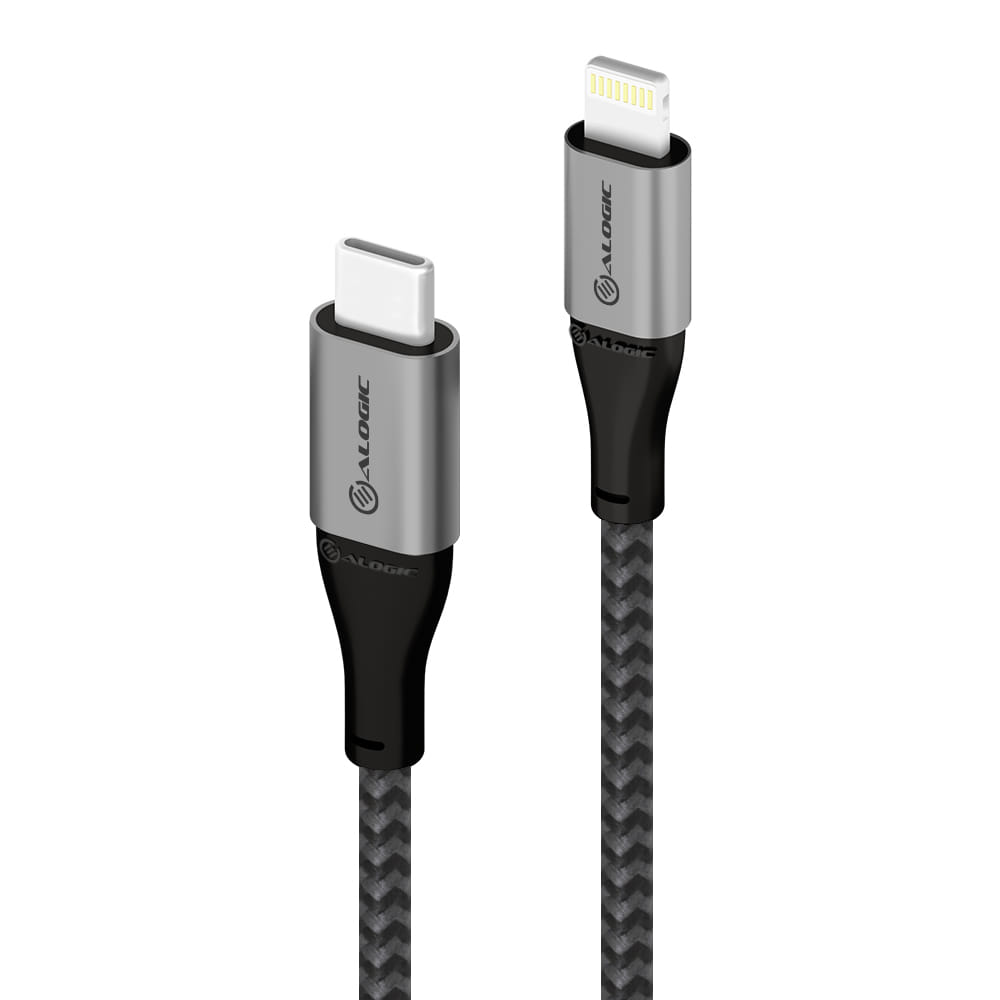 Alogic SprUltra 1.5m USB-C - Lghtning Cable Gry