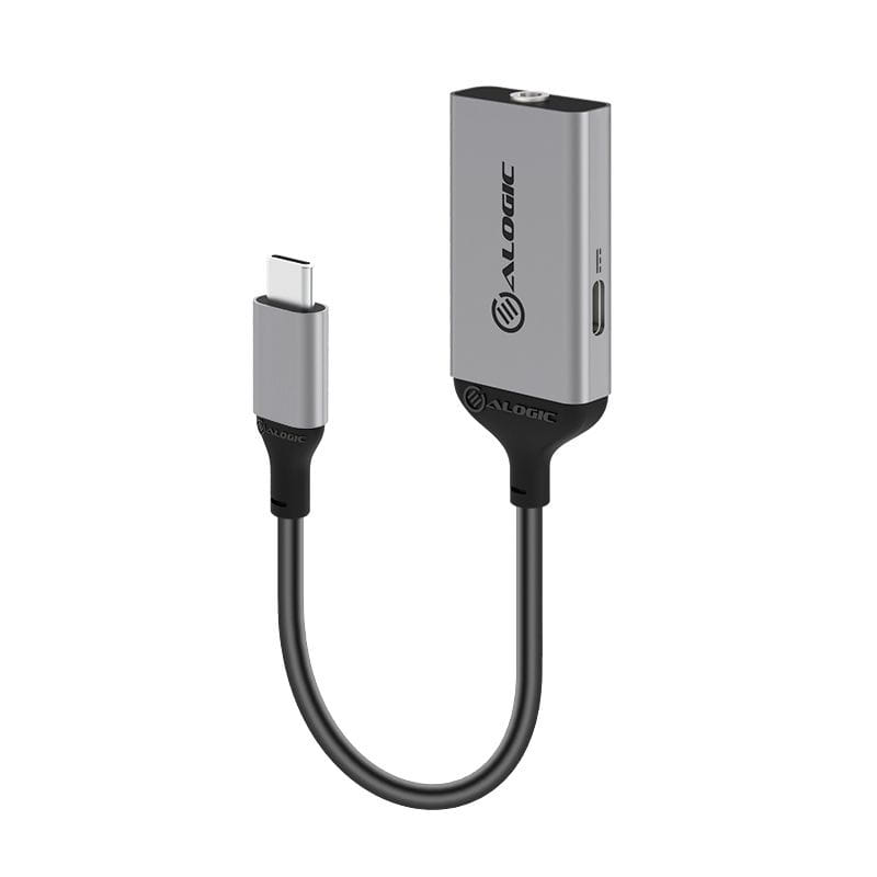 Alogic UltraCombo 10cm USB-C - 3.5mmAndUSB-C Adapter