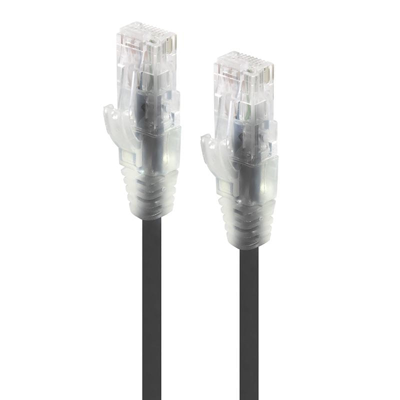 Alogic 0.30m Black Ultra Slim Cat6 Network Cable - Series Al