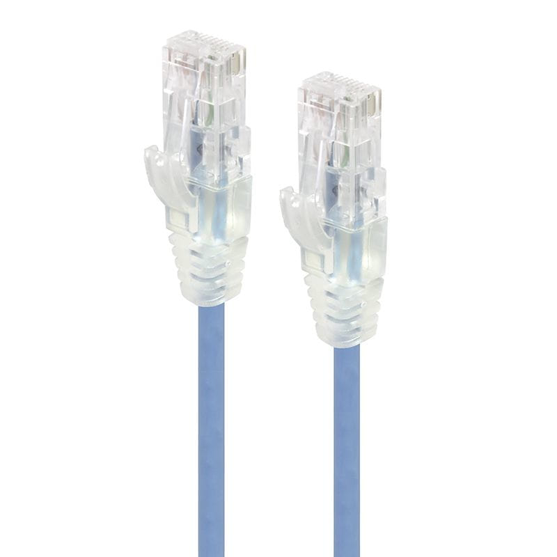 Alogic 5m Blue Ultra Slim Cat6 Network Cable - Series Alpha (C6S-05BLU)