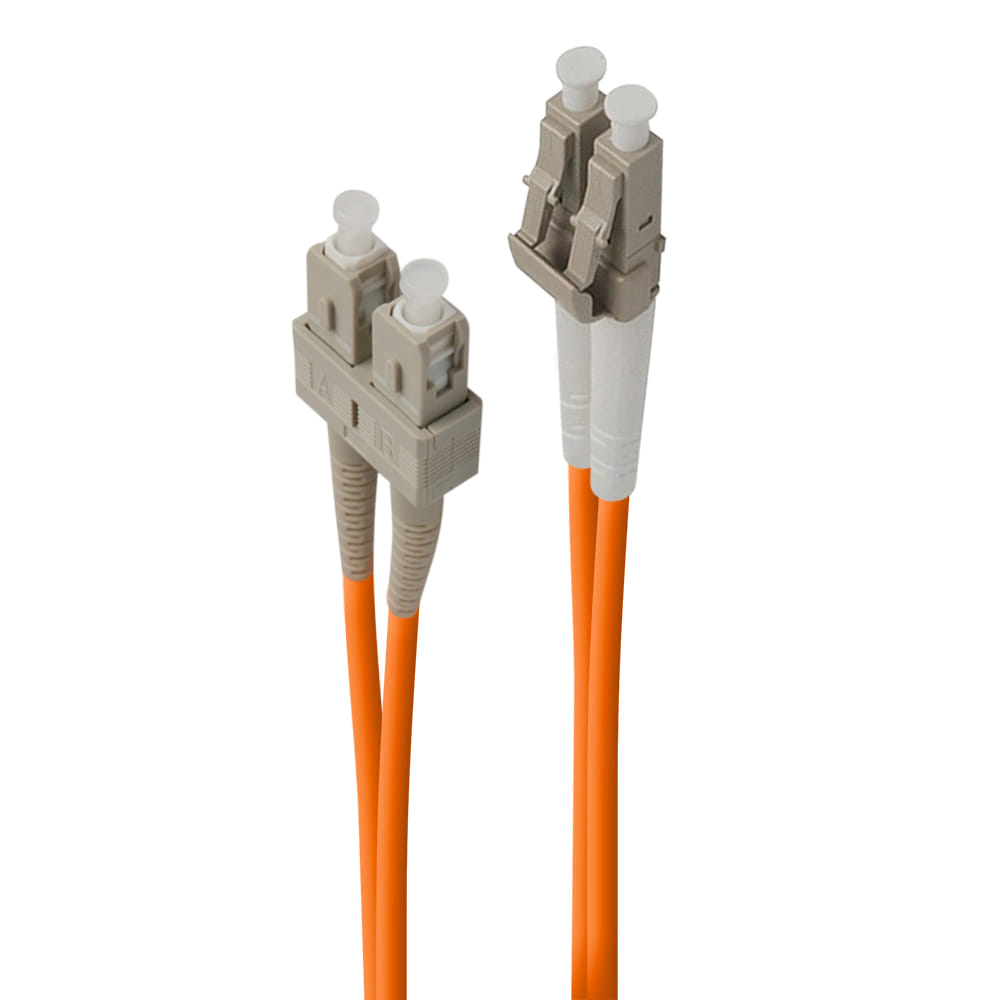 Alogic 1m LC-SC Multi Mode Duplex LSZH Fibre Cable 62.5/125 OM1