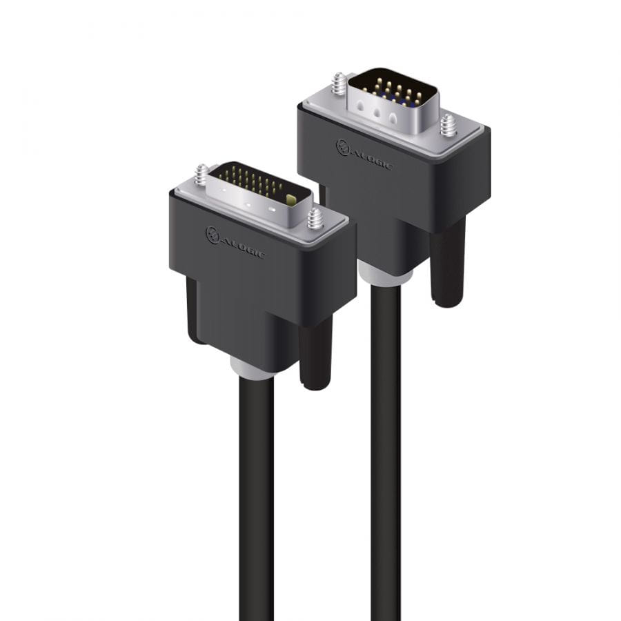 ALOGIC 2m DVI-I to VGA Video Cable Male to Male