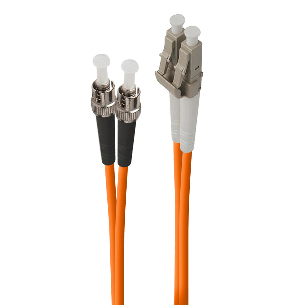 Alogic 1m LC-ST Multi Mode Duplex LSZH Fibre Cable 62.5/125 OM1