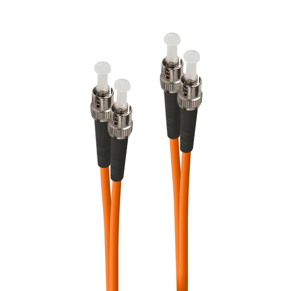 Alogic 1m ST-ST Multi Mode Duplex LSZH Fibre Cable 62.5/125 OM1