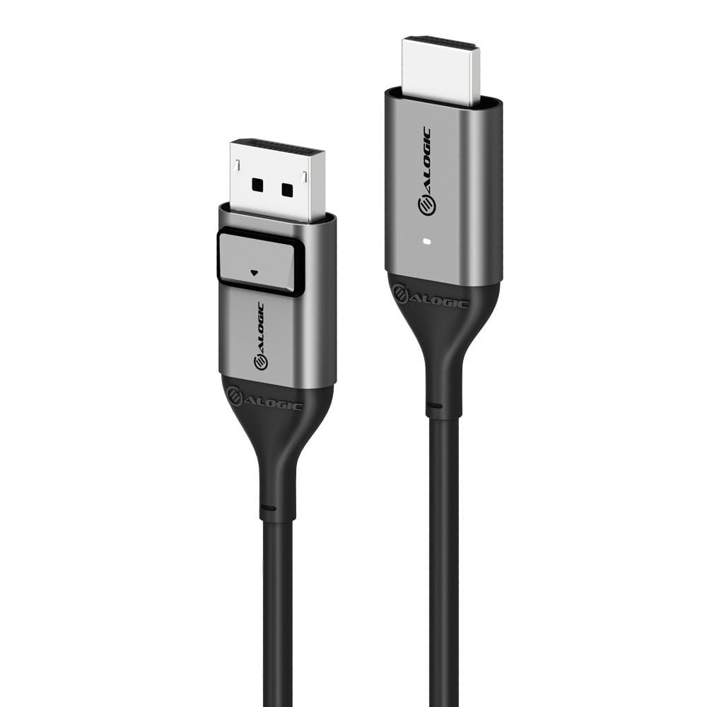 Alogic Ultra DP to HDMI 2M Cable M-M SpaceGrey