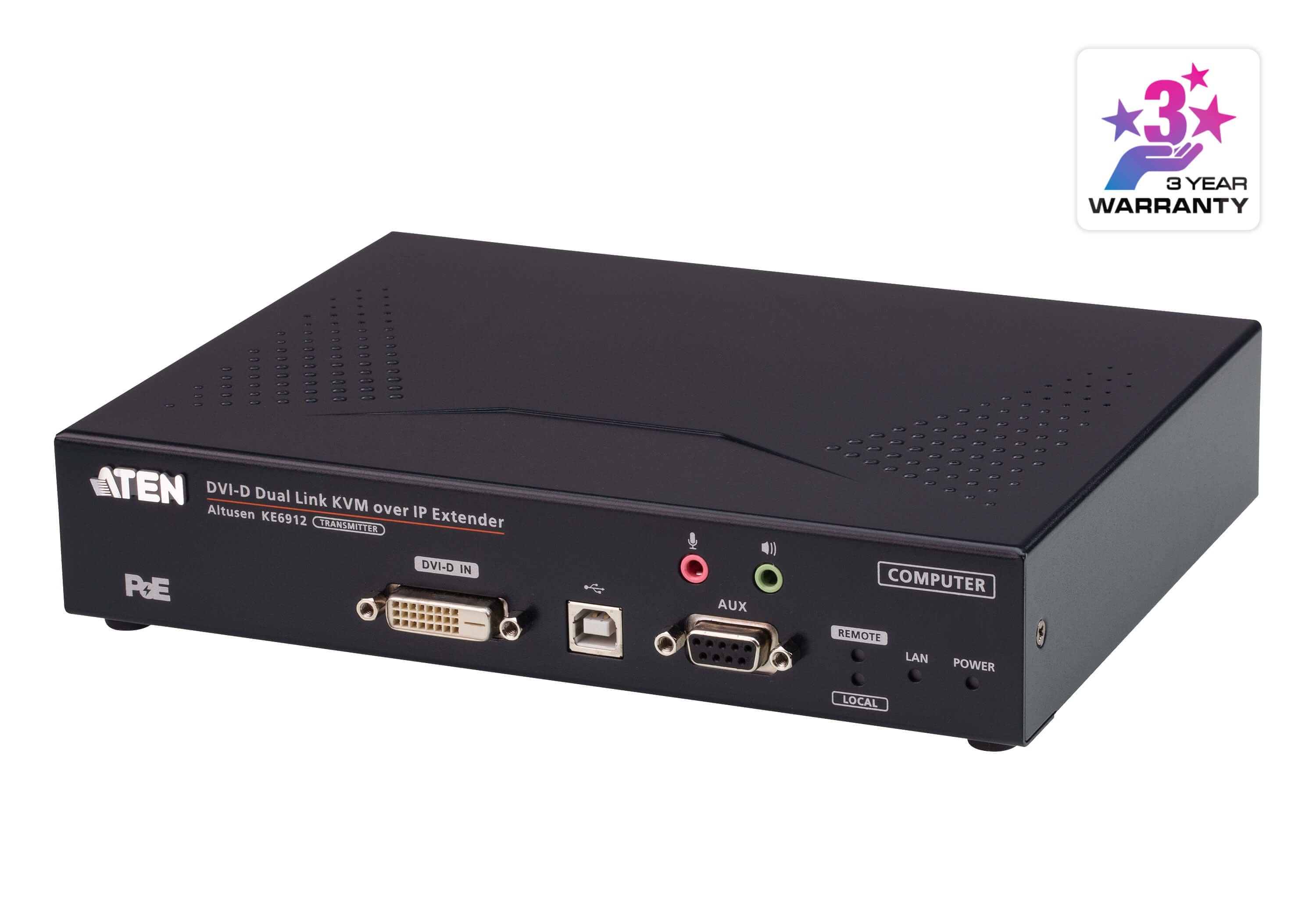 ATEN 2K DVI-D KVM Over IP Transmitter