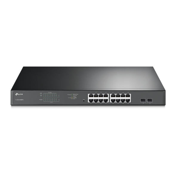 TP-Link JetStream 16Port Gbit PoE/PoE+ Switch
