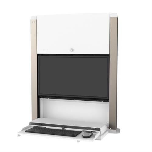 Ergotron CareFit 24" Sit-Stand Enclosure White