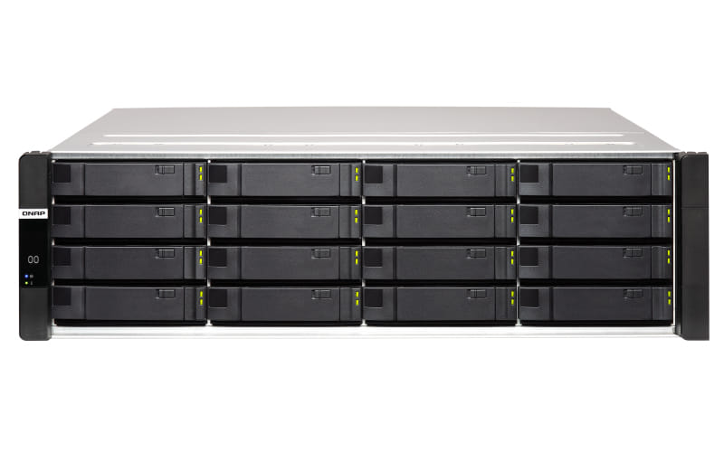 QNAP ES1686dc D-2142IT Ethernet LAN Rack (3U) Black NAS