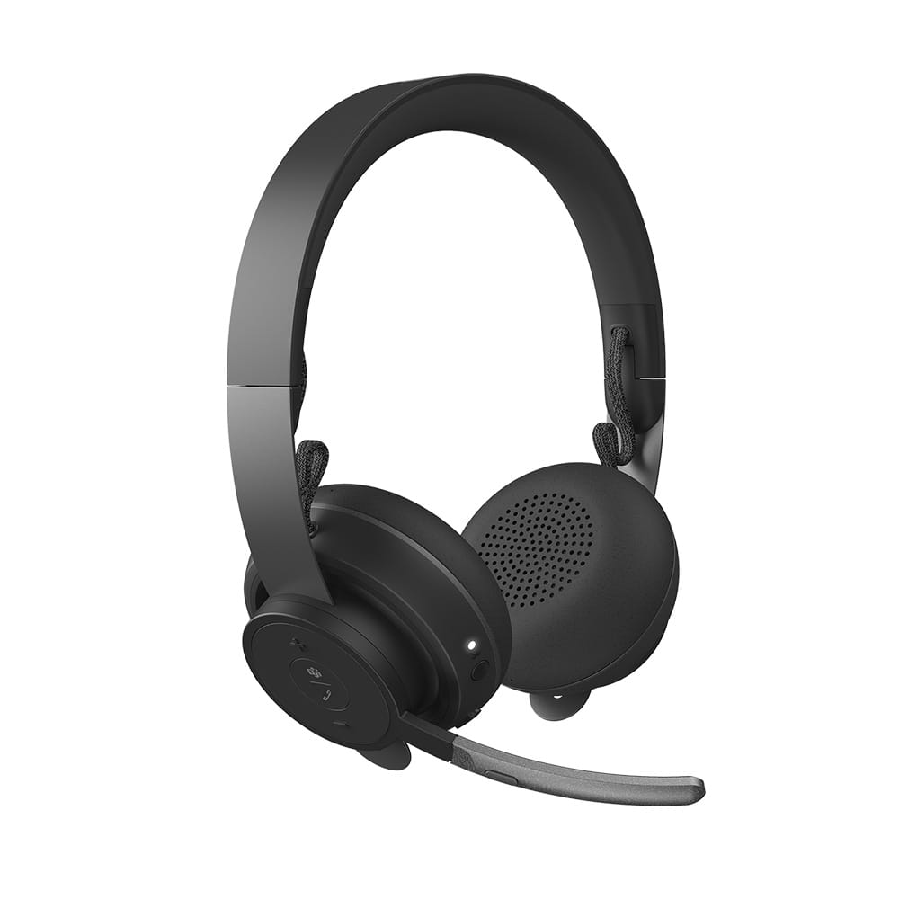 Logitech Microsoft Teams Zone Wireless Plus Headset Head-band Bluetooth Graphite
