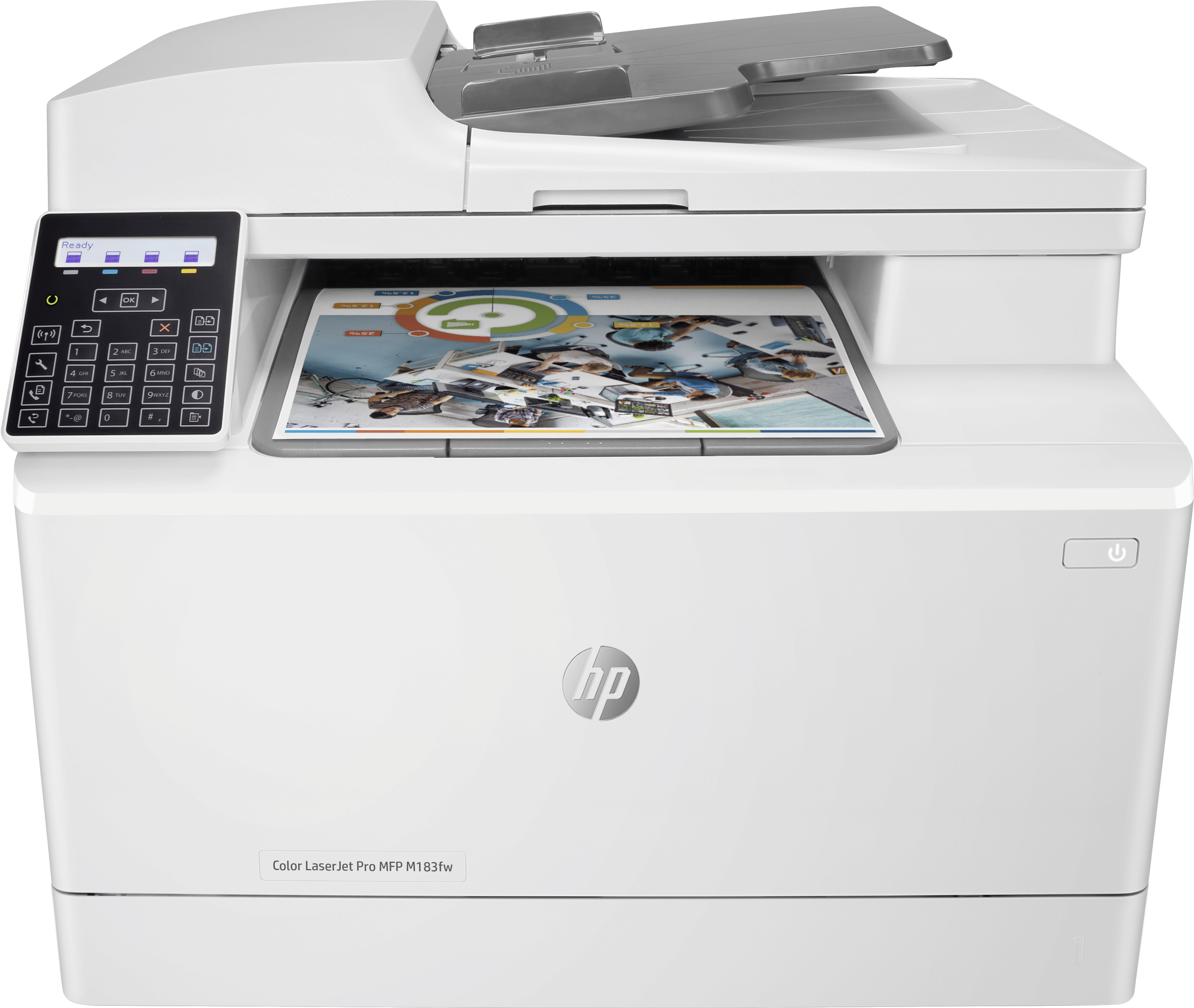 HP LaserJet Pro M183fw Wireless Multi-Function Colour Laser Printer (Print/Copy/Scan/Fax)