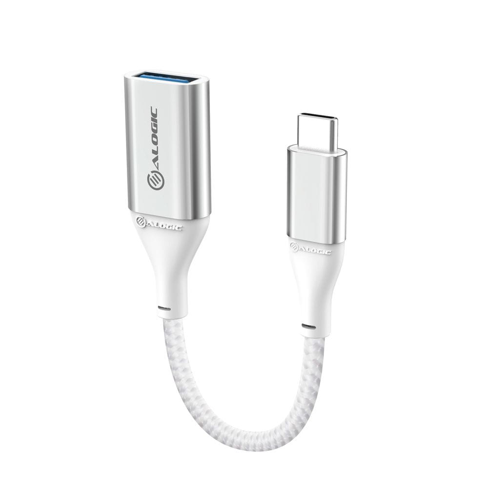 Alogic 15CM SuperUltra USB-C to A Adptr Silver