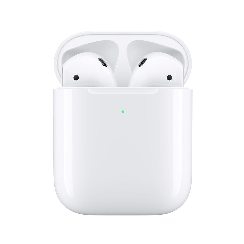 Apple MRXJ2ZA/A AirPods (2nd Gen) with Wireless Charging Case - White