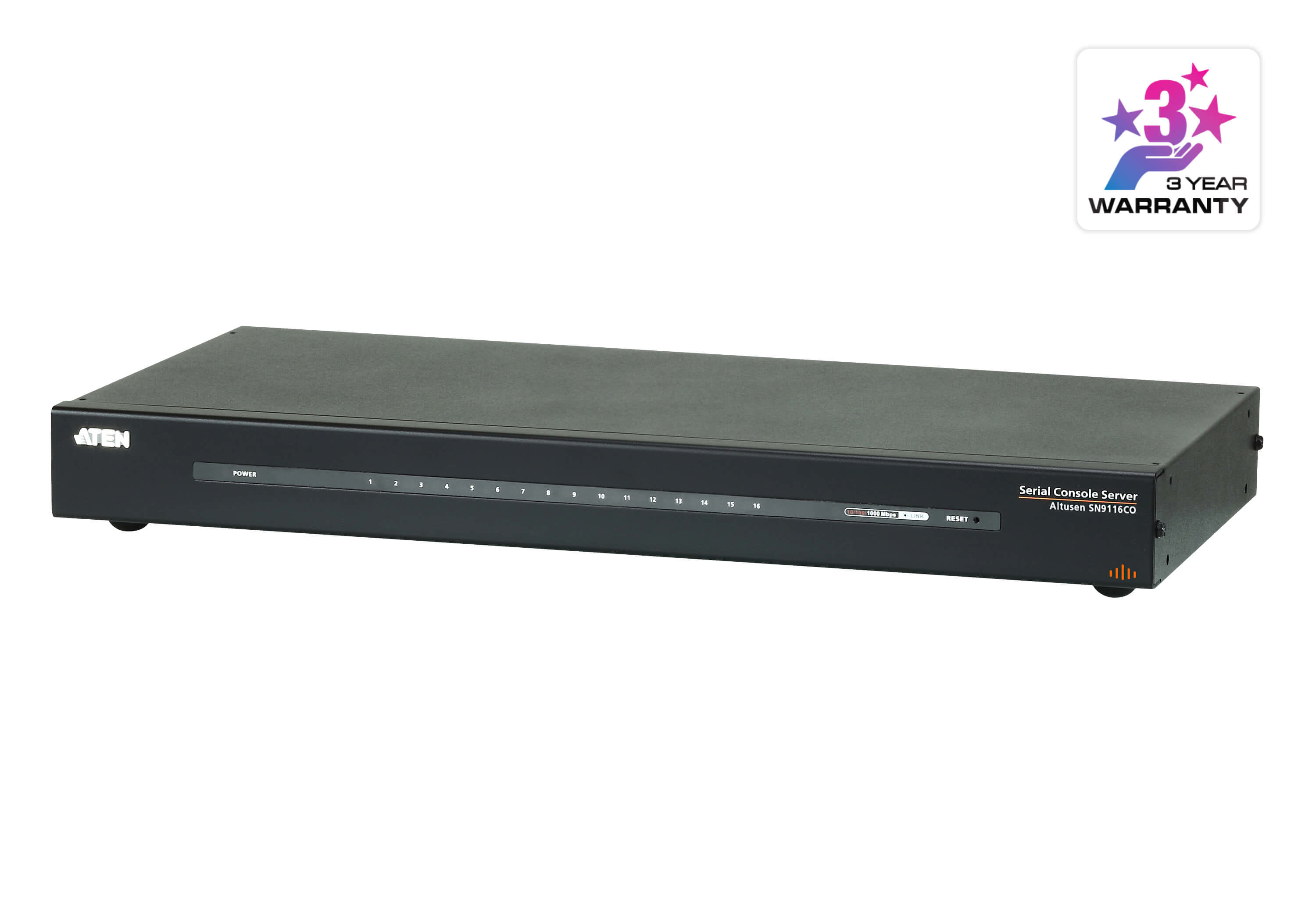 Aten Serial Console Server over IP with AC Power - 16-Port