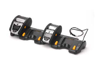 Zebra 4-Bay Ethernet Cradle With AC Adaptor + Plug