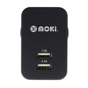 Moki ACC-MUSBWB Mobile Device Charger Black Indoor