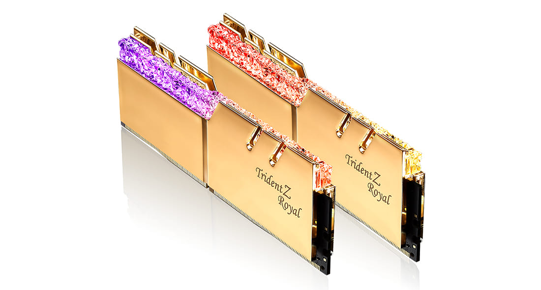 G.Skill Trident Z Royal Gold 32GB(2x16) DDR4-3600 CL18 Memory