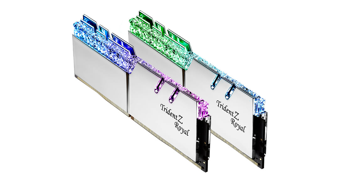 G.Skill Trident Z Royal Silver 32GB(2x16) DDR4-3600 CL18 Memory