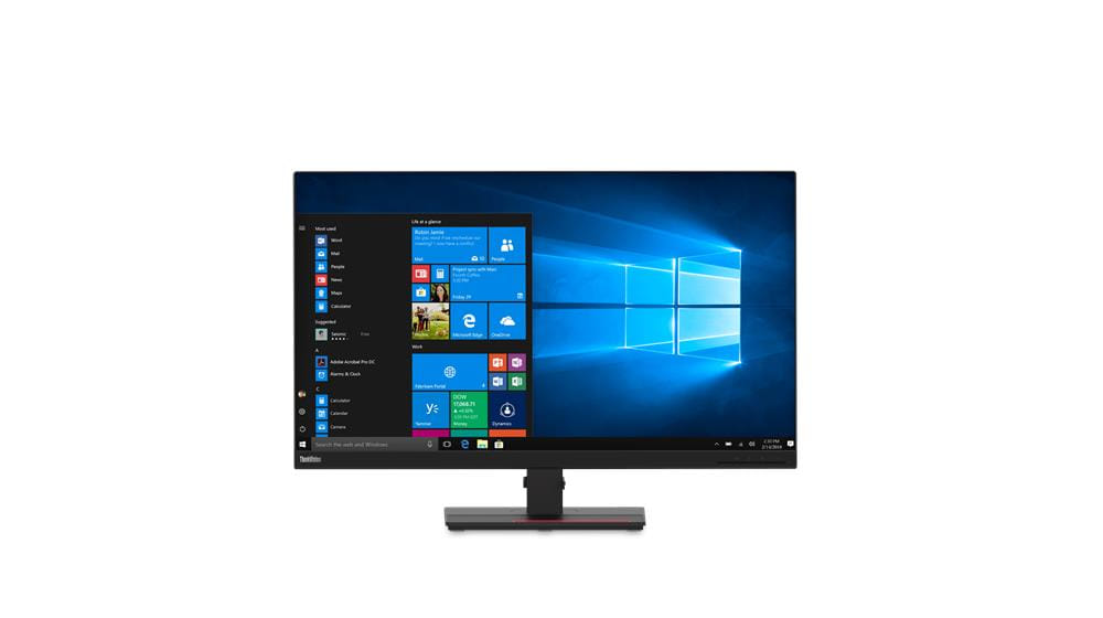 Lenovo ThinkVision T32h-20 32" Quad HD LED USB-C Monitor Black