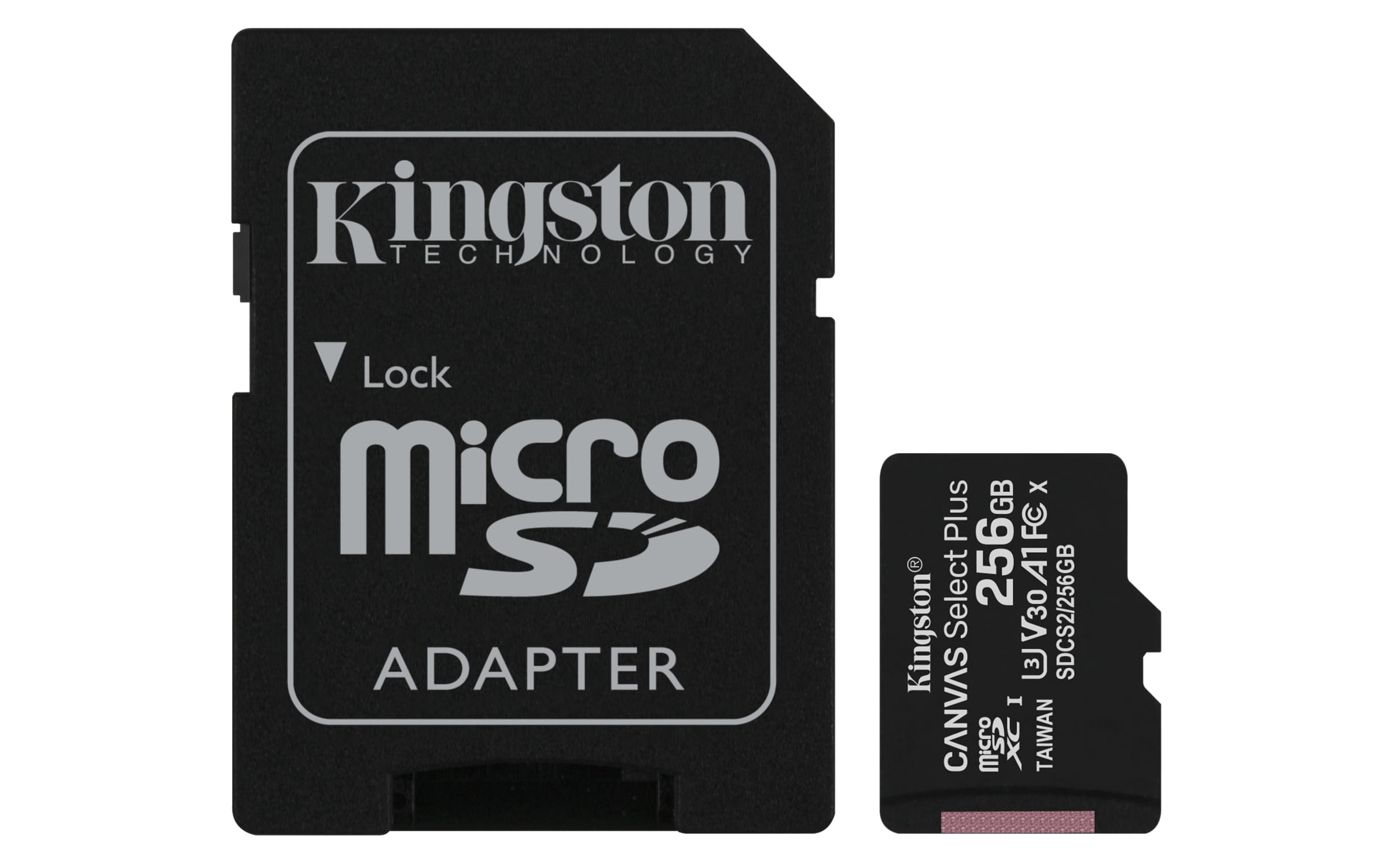 Kingston Technology Canvas Select Plus Memory Card 256GB MicroSDxC Class 10 UHS-I