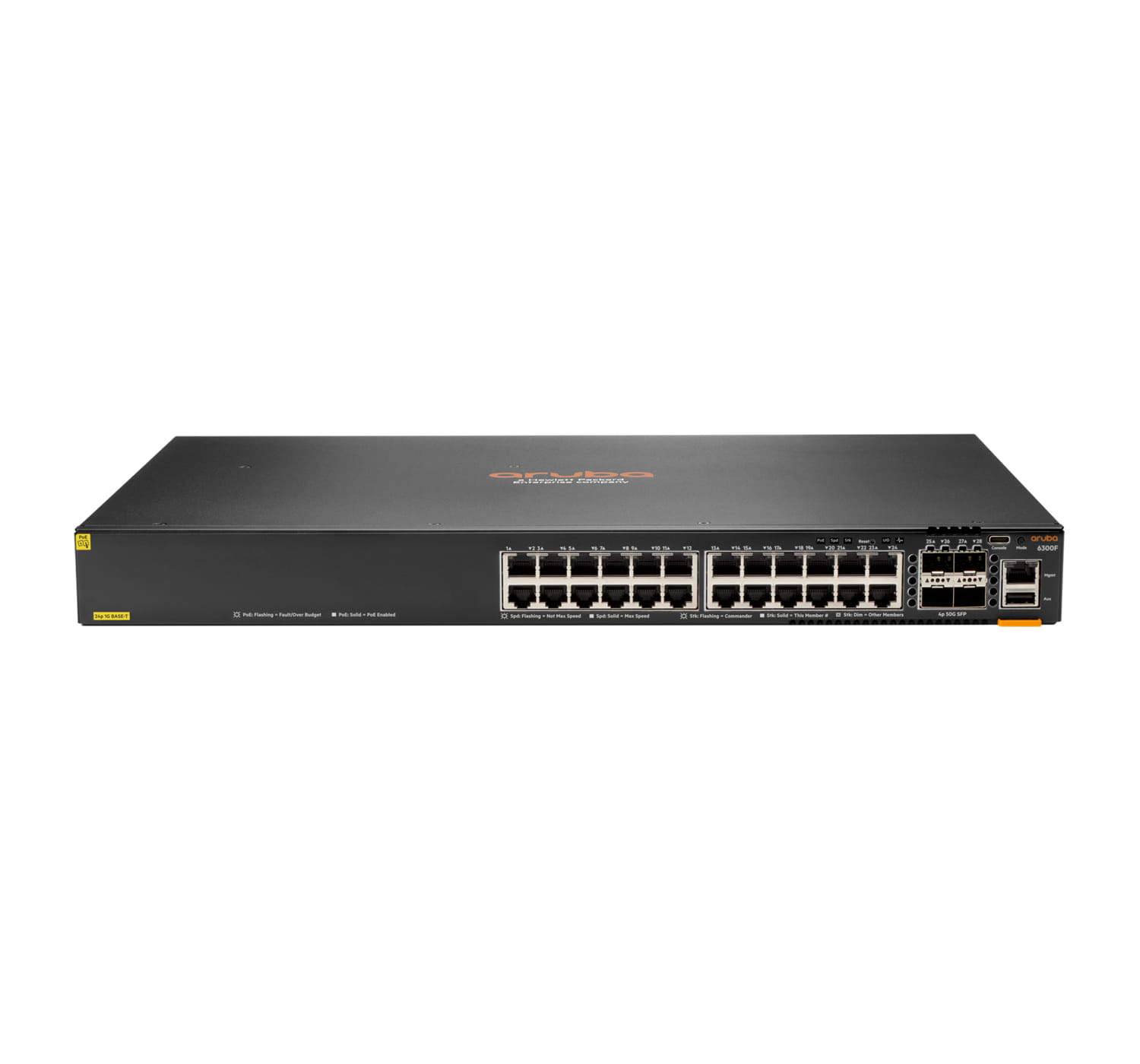 HPE Aruba 6300F 24G CL4 PoE Managed Switch