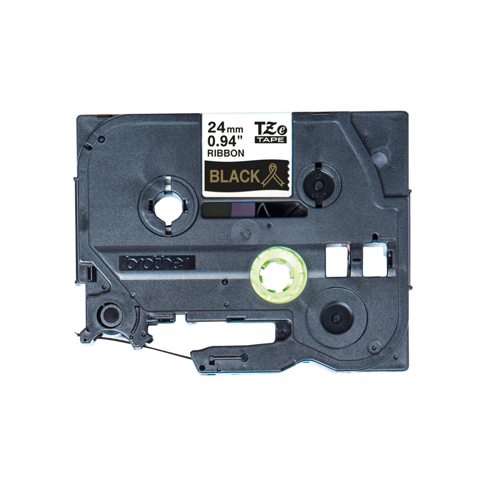 Brother Printer Ribbon 24mm - Gold on Black