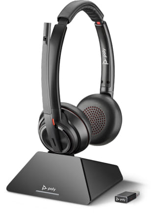 Plantronics 8220 UC Wireless Headset Head-band Black