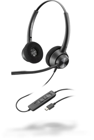 Poly EncorePro 320 Headset Head-band USB Type-C Black