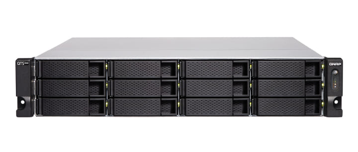 QNAP TS-h1277xU-RP 3700x Ethernet LAN Rack (2U) Black, Grey NAS