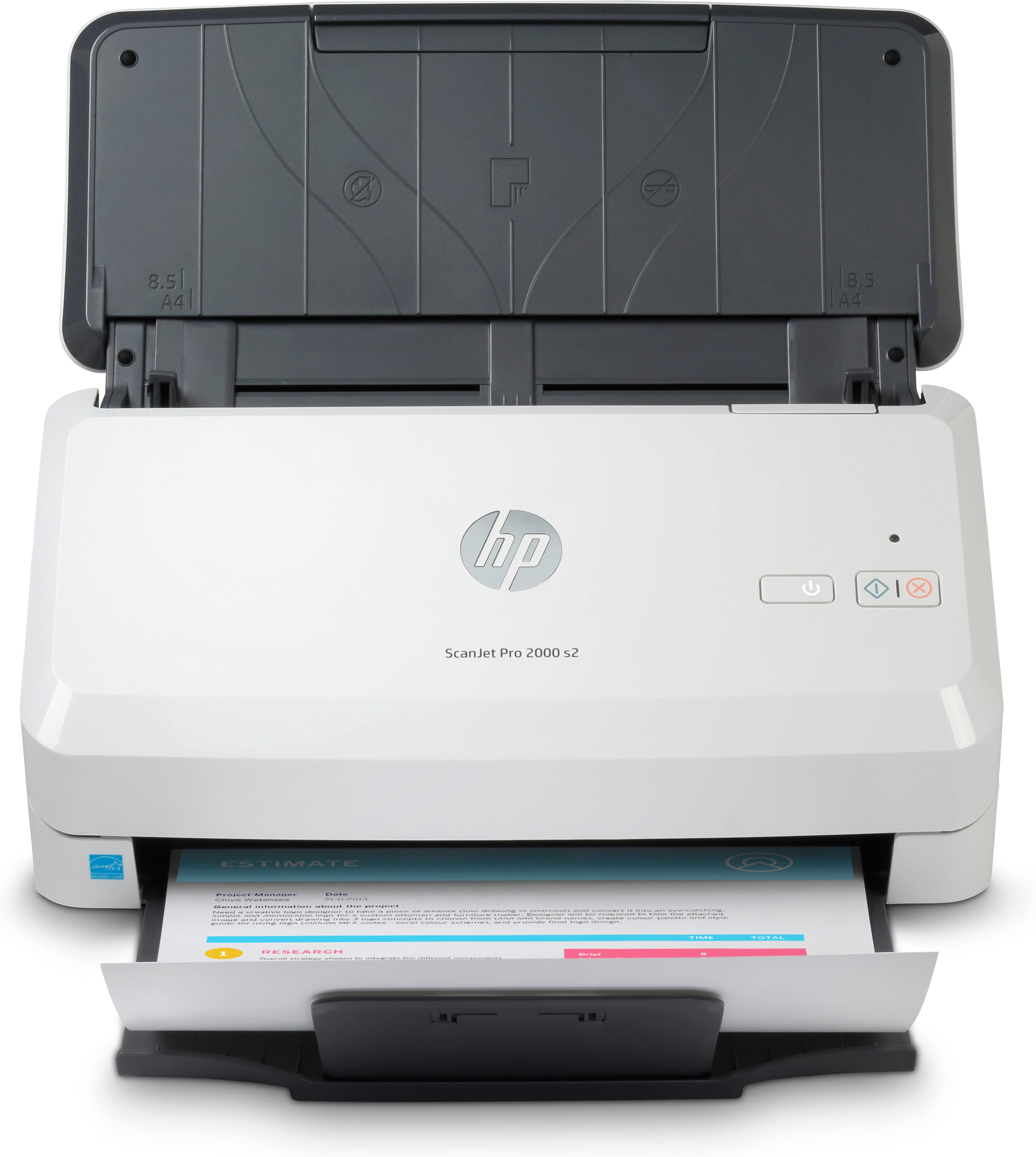 HP Scanjet Pro 2000 s2 Sheet-fed Scanner 600xDPI A4 Black, White