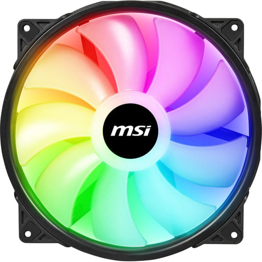 Msi Led Fans MSI F12A 200mm ARGB PWM Performance Gaming Fan (1Pack)