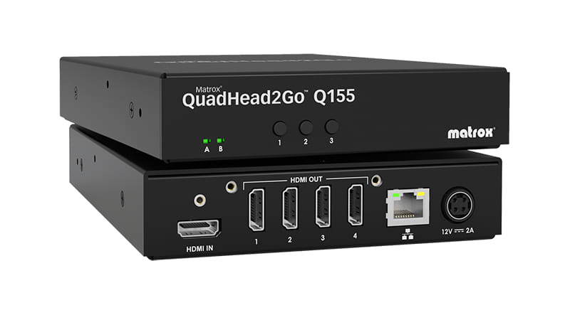 Matrox QuadHead2Go Q155 4K MM Appliance HDMI Ed
