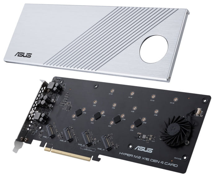 Asus Hyper M.2 x16 Gen 4 Card interface Cards/Adapter Internal