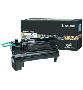 Lexmark C792X1KG BK PREBATE TONER YIELD 20K C792