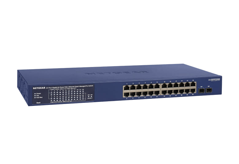 Netgear GS724TPP Managed L2/L3/L4 Gigabit Ethernet (10/100/1000) Power over Ethernet (PoE) Blue