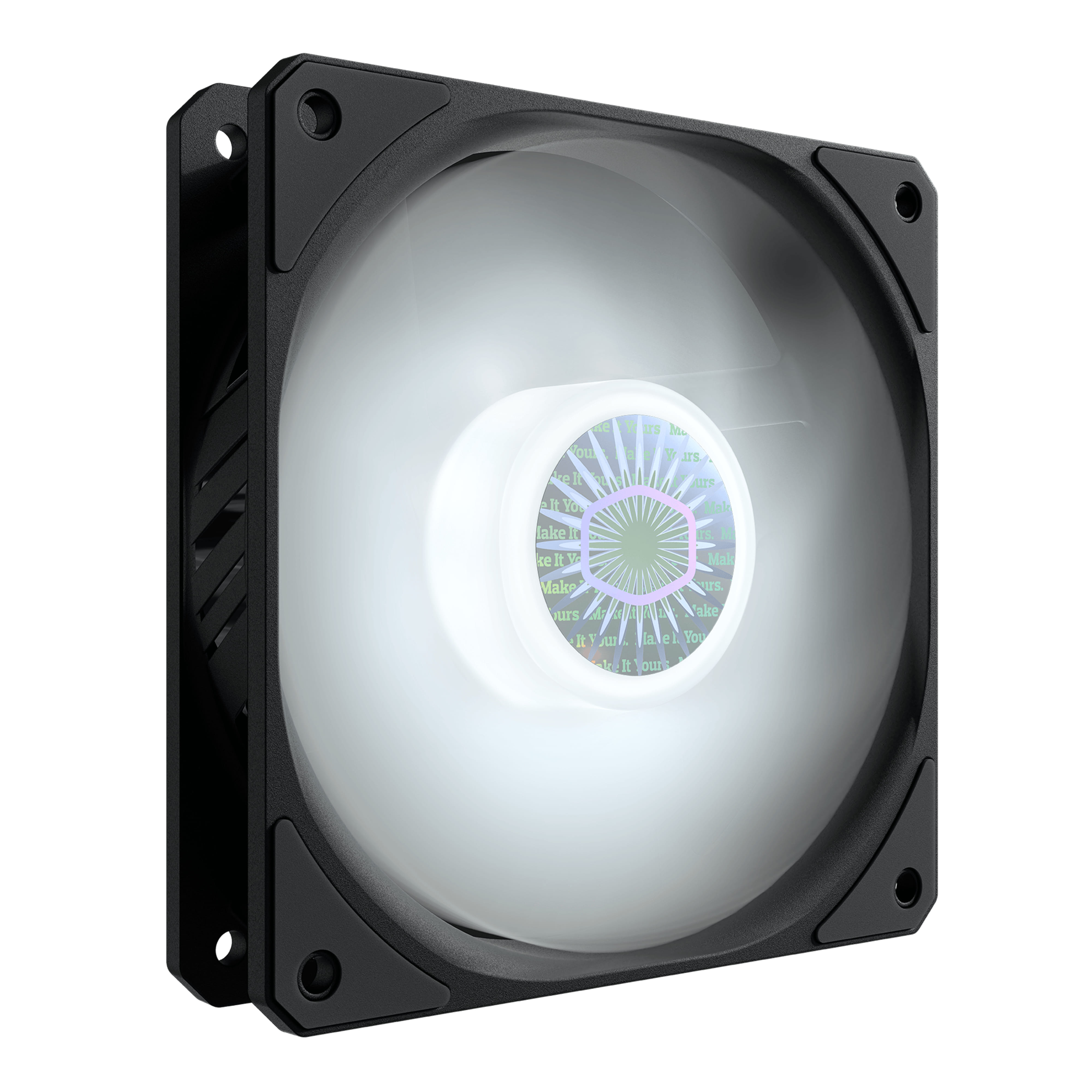 Cooler Master SickleFlow 120 White Computer Case Fan 12 cm Black 