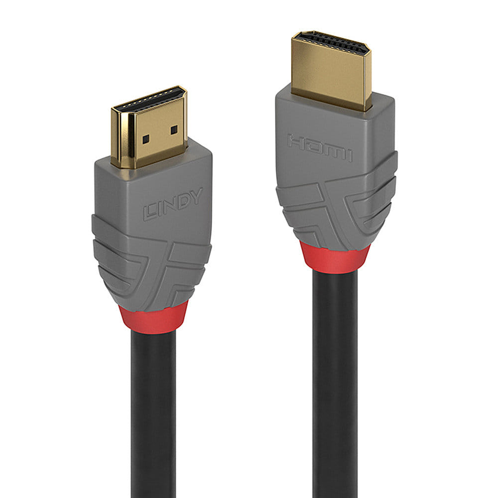 Lindy HDMI Cable 10m Type A (Standard) Black Grey