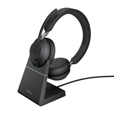 Jabra Evolve2 65 UC Stereo USB BT HS w/CHAGN STND